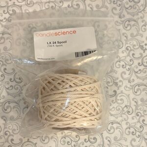 CandleScience LX 24 Spool Natural Cotton Wick Cord PLEASE READ
